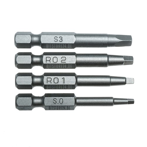 Vierkant biteinsatz bit - vierkant, 1/4"