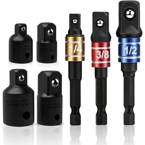 Stecknuss adapter set tlg - stecknuss, 7-tlg