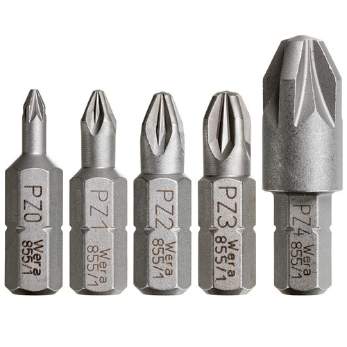 Wera bit kreuzschlitz pz - wera, 1/4"